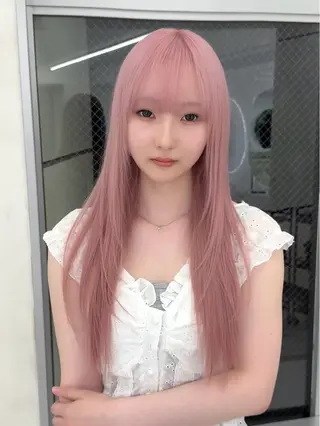 ロング カラー ブリーチ ハイトーン 特化🌈フジタハルキのヘアスタイル