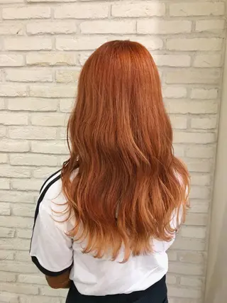 ロング カラー 大平 美沙のヘアスタイル