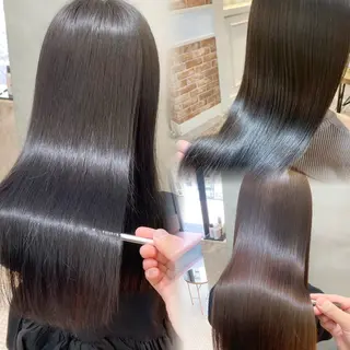 ロング レイヤー/髪質改善 /透明感カラーユウトのヘアスタイル