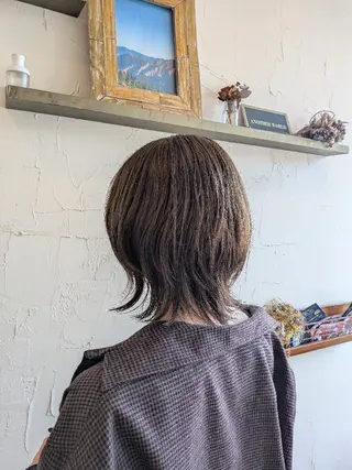 ミディアム カラー 🔸艶髪/髪質改善 ︎ ✂つちや🔸のヘアスタイル