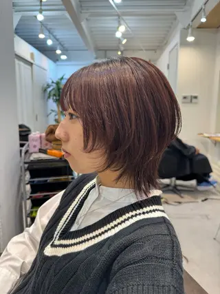 ミディアム カラー 似合う髪型見つけます AYAKAのヘアスタイル