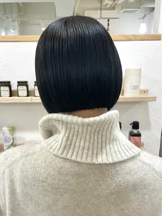 ショート 髪質改善 縮毛矯正/ レイヤー/銀座/本木のヘアスタイル