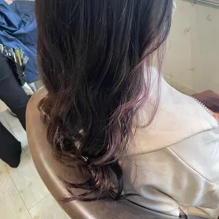 ロング カラー 北川 智海のヘアスタイル
