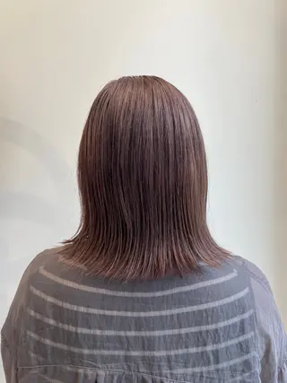 セミロング ナチュラルカラー 児玉優香のヘアスタイル