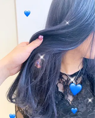 セミロング カラー 新宿駅近♡個室 ♡関口三都季🌜のヘアスタイル