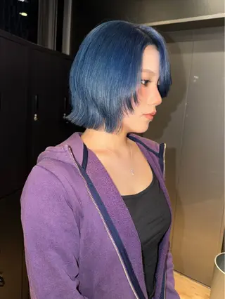ミディアム 似合わせカット/ デザインカラー🦄のヘアスタイル