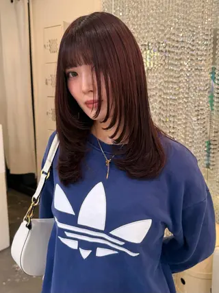 カラー ピエドプール NINAのヘアスタイル