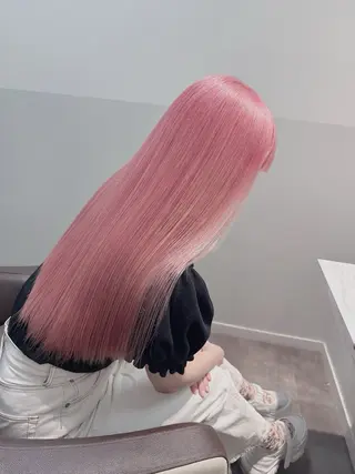 ロング カラー ヘアアレンジ メンズ ブリーチの髪様 MASATOのヘアスタイル