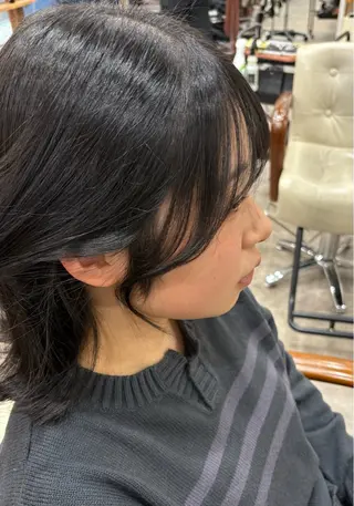 ミディアム 大阪梅田/ CHISAKI🎀のヘアスタイル