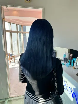 セミロング カラー モテ艶🪄ベージュ カラー🧸RUKAのヘアスタイル