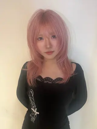 カラー 美咲 @tjmqdbのヘアスタイル