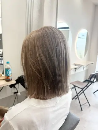 ミディアム TELA HAIR 店長 塩田のヘアスタイル