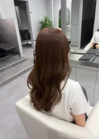 ロング カラー Reúna yuukaのヘアスタイル