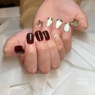 ミディアム ネイル SalonPrima 西院Nail&Eyeのネイルデザイン
