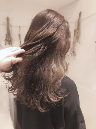 セミロング カラー はだゆうき @hadadan08のヘアスタイル