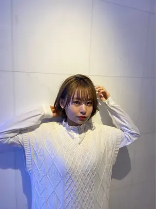 ショート カラー 沢井涼人 ✂︎ 艶髪のヘアスタイル