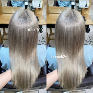 ロング カラー 顔周りレイヤー☆ スパ☆石上遥楓のヘアスタイル