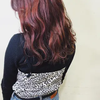 ロング カラー ヘアアレンジ TSUNA 🌙 Lim 五反田のマツエク・マツパデザイン