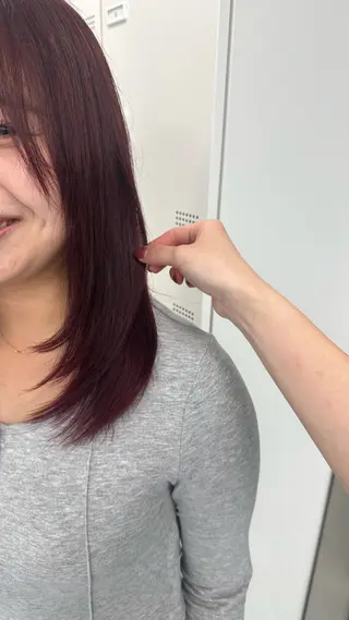 ミディアム カラー 似合わせstyle ❤︎misaki❤︎のヘアスタイル