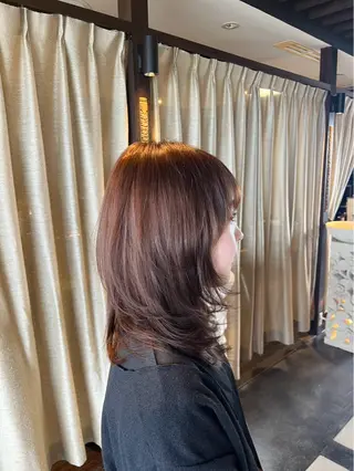 ミディアム カラー 🌙パーマ 照井🌙のヘアスタイル