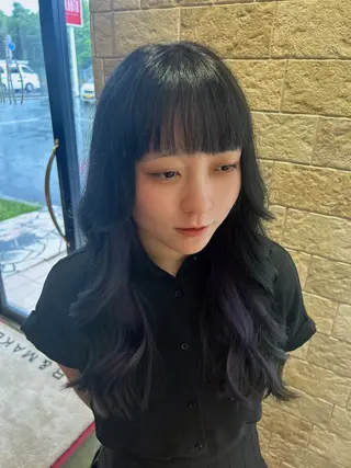 ロング カラー 艶髪/透明感 /YURIA🤍のヘアスタイル