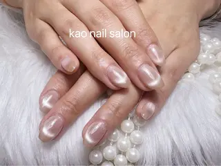 ネイル kao nail マグネット/長さだしのネイルデザイン
