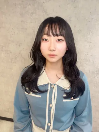 セミロング KAEDE🎀 縮毛矯正&パーマ特化のヘアスタイル