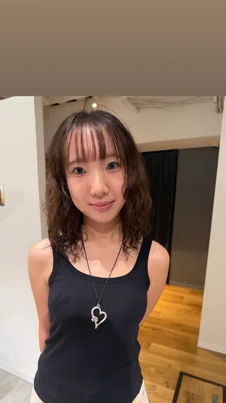 ミディアム パーマ ニュアンスパーマ /ボブパーマriseのヘアスタイル