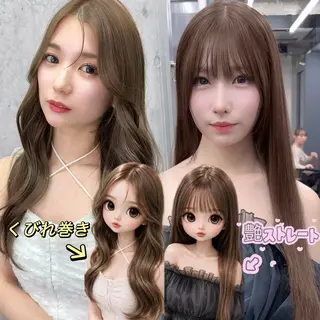 ミディアム 韓国/ワンホンヘア 髪質改善/MaCoのヘアスタイル
