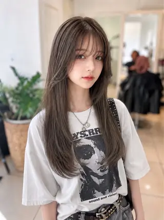ロング カラー 金子 直樹のヘアスタイル