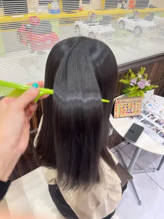 ミディアム 森田 明日香のヘアスタイル