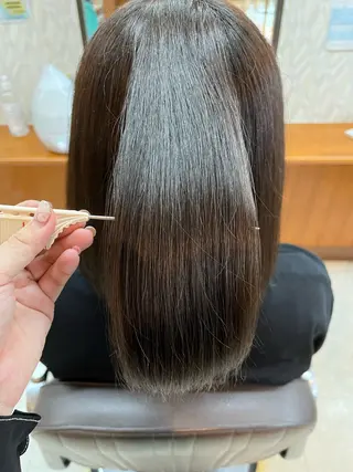 ショート カラー 髪質改善/ストレート /艶髪/熊谷はつなのヘアスタイル