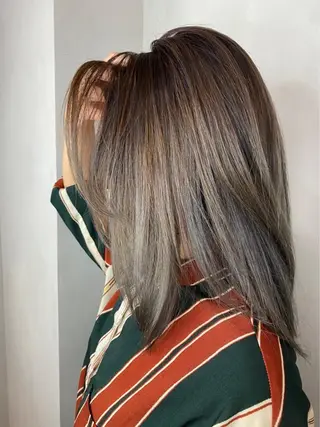 セミロング カラー BROCANTE立川 karasawa.nのヘアスタイル