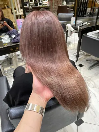ロング カラー 髪質改善🪄 イルミナカラー岩谷のヘアスタイル