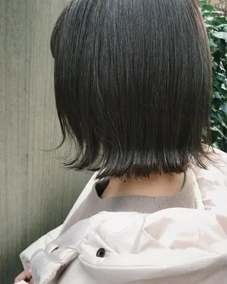 ショート カラー パーマ ヘアアレンジ 松田 亮葉のヘアスタイル