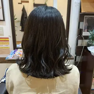 ミディアム カラー サトウ シューイチのヘアスタイル
