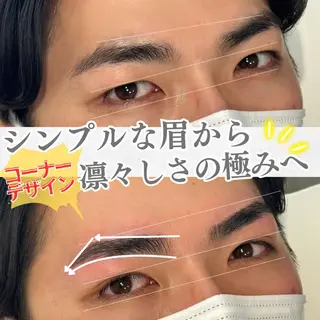 メンズ アイブロウ メンズ眉毛専門🎀 Airiの眉毛・アイブロウイメージ
