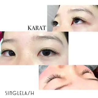 マツエク・マツパ ★KAEDE★伊勢崎 【KARAT】のマツエク・マツパデザイン