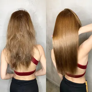 ミディアム カラー パーマ 渋谷レイヤーカット❌ 縮毛矯正専門/武田涼のヘアスタイル