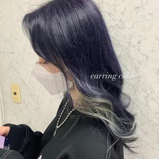 ミディアム カラー 抜け感レイヤー︴ ニュアンスカラーのヘアスタイル