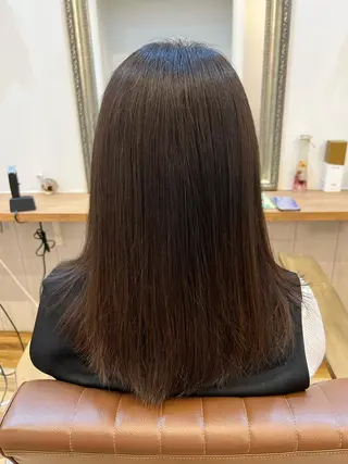 セミロング カラー 🐰ハイトーンカラー 畠山 渡🐰のヘアスタイル