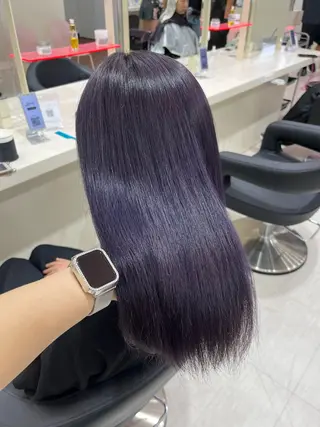 セミロング カラー 💟RINNA 艶カラー💟のヘアスタイル