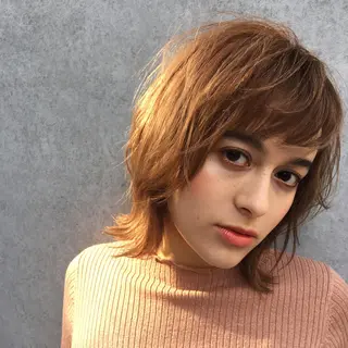ショート カラー ヘアアレンジ KONOMI スタイリストのヘアスタイル