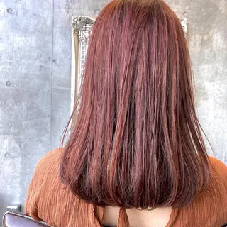 セミロング カラー ヘアアレンジ 【ダメージレス施術】 【透明感】北村 拓也のヘアスタイル