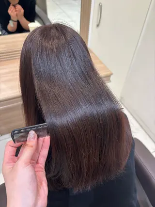 セミロング 透明感カラー/巻き髪 🤍あすみ🤍のヘアスタイル