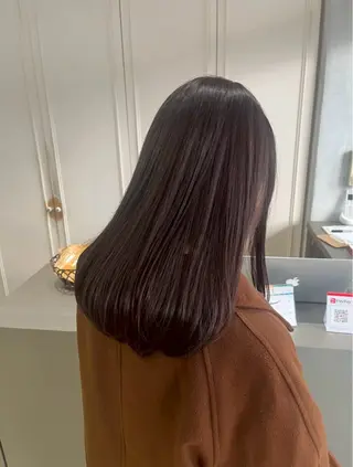 カラー 透明感カラー yuiのヘアスタイル