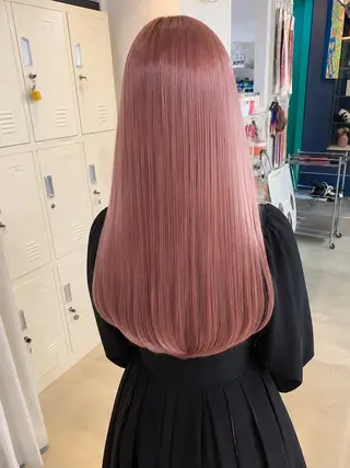 ロング カラー 【デザインカラー】 南堀江　宇都宮のヘアスタイル