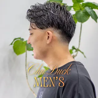 ショート メンズ フェード×メンズ カット｜SHOTAのヘアスタイル