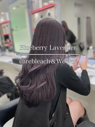 ロング カラー 💜RIO/韓国風 寒色・暖色カラー💜のヘアスタイル