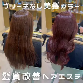 ロング カラー ヘアアレンジ 艶髪/矯正/髪質改善 ヘアアレンジ/西梅田のヘアスタイル